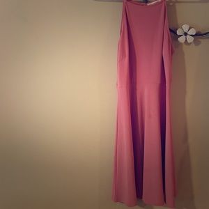 Light pink sun dress.